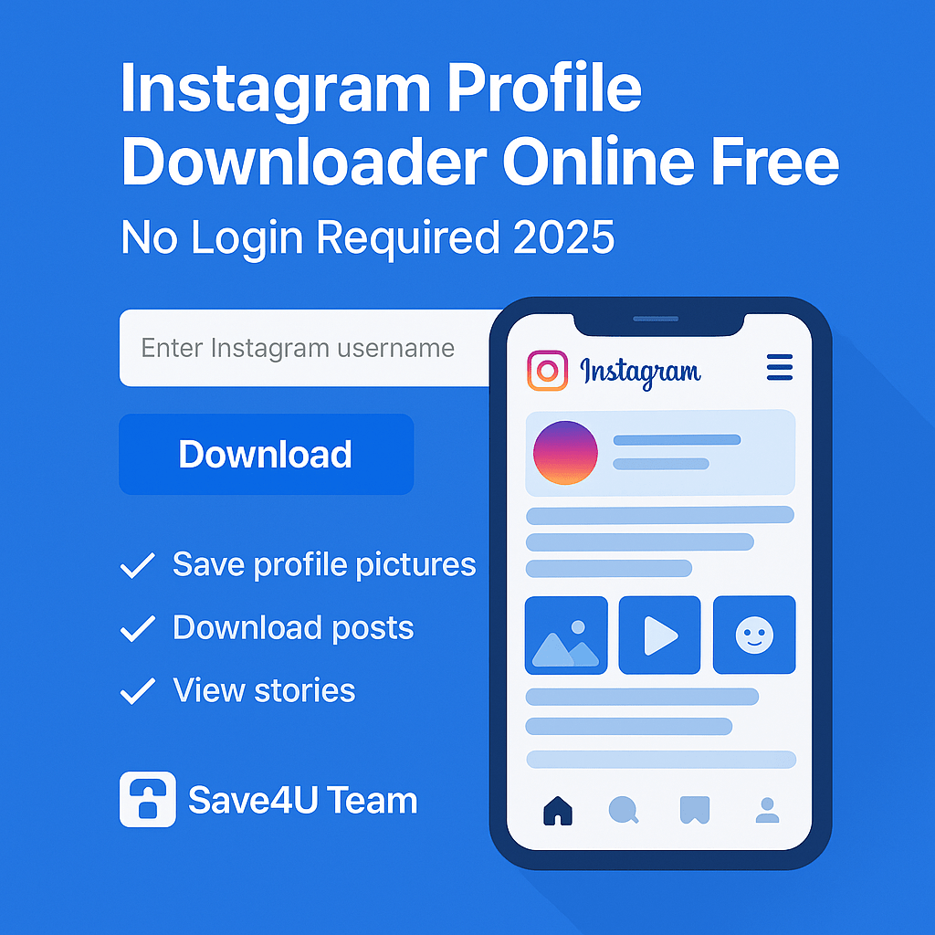 Instagram Profile Downloader Online Free - No Login Required 2025